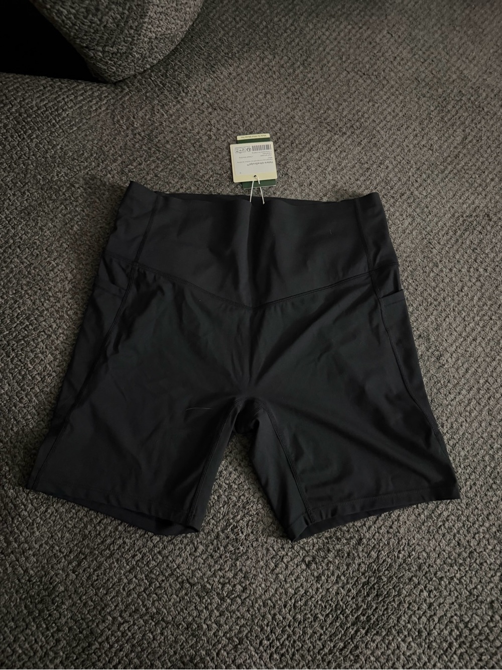 HALARA High-Rise Black Bike Shorts